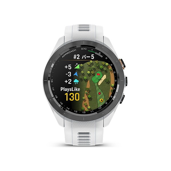 ゴルフGPSウォッチ　『Approach S70 42mm White』